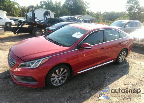 2017 Hyundai Sonata Sport из США, поврежденный, VIN 5NPE34AF5HH443783